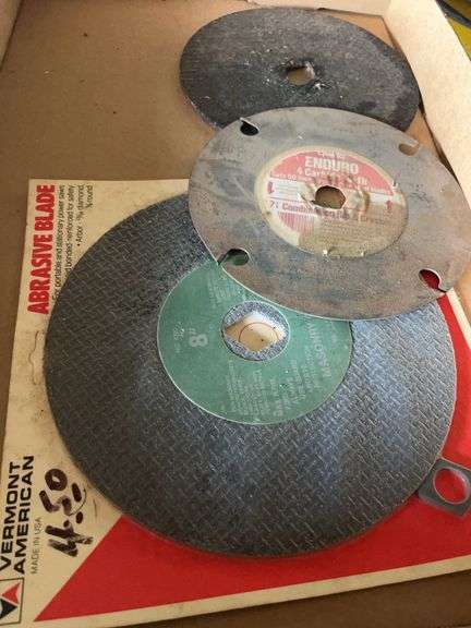 Assorted Carbide and Abrasive Saw Blades image