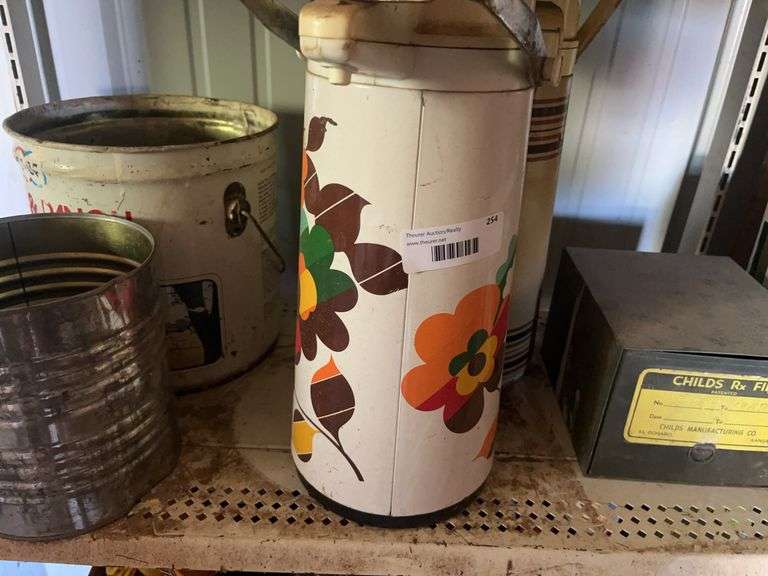 Assorted Workshop Items: Rx File, Thermoses, Fasteners, Paint image