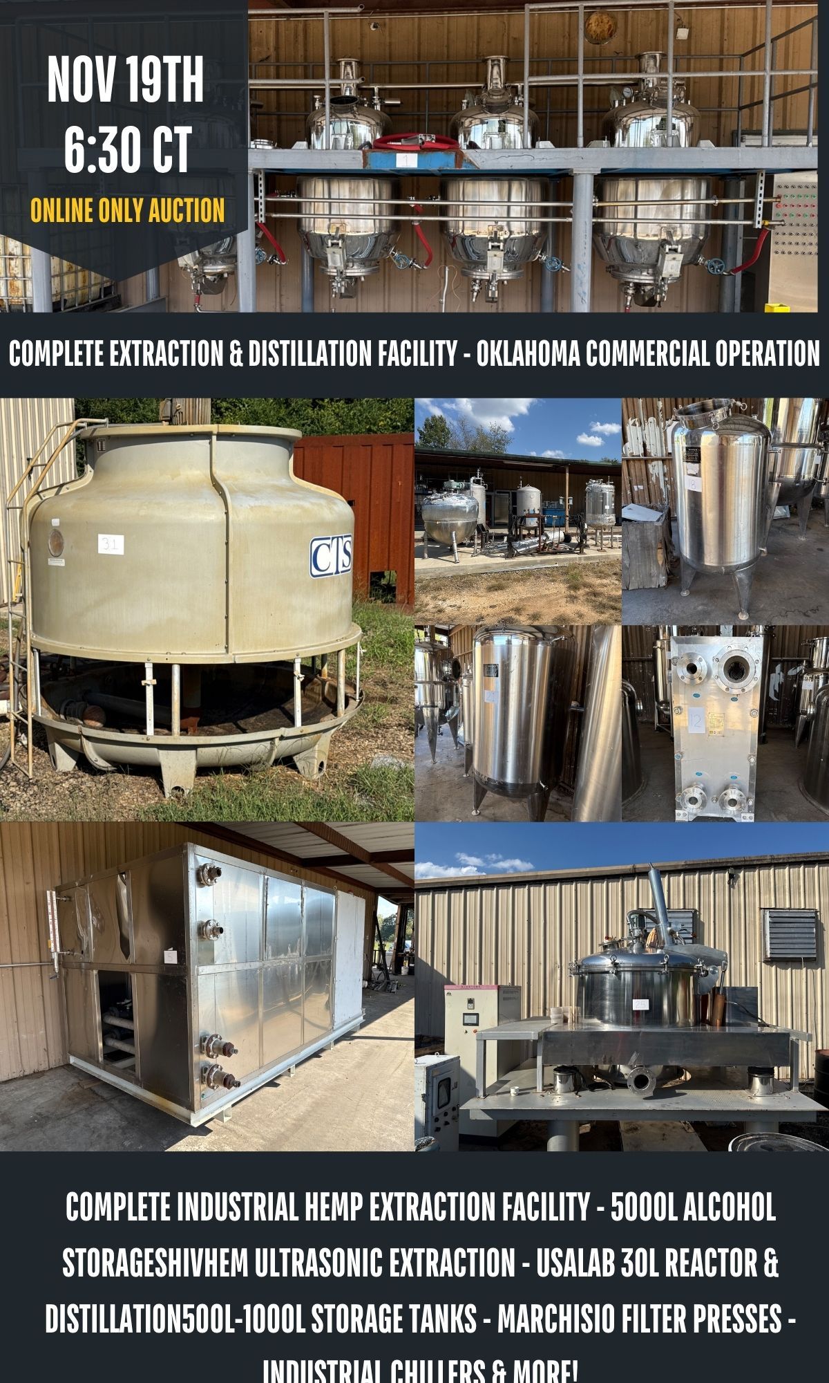 Complete Extraction & Distillation Facility - Oklahoma Commercial Operation featured photo