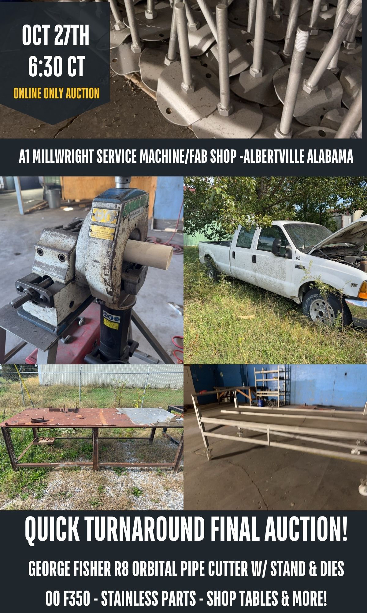 FINAL A1 Millwright Service Auction featured photo 1
