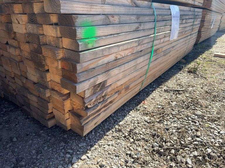 (208) 2” x 4” x 8ft Pine Construction Lumber image