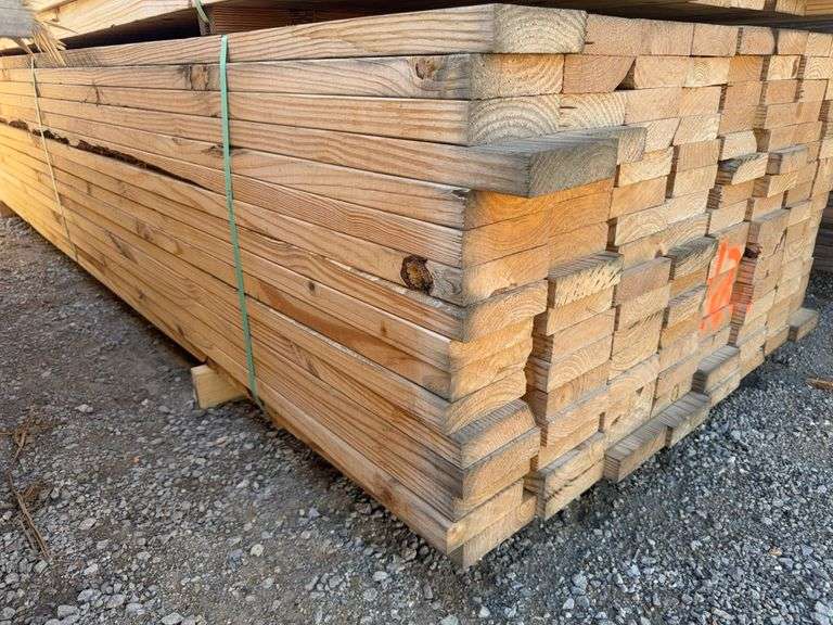 (128) 2” x 6” x 12’ Pine Construction Lumber image