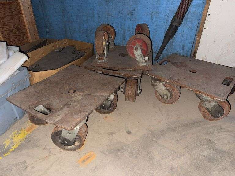 Large Heavy Duty Steel Casters image