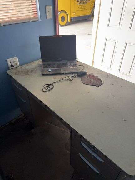 Laptop, Desk & Contents of Office image