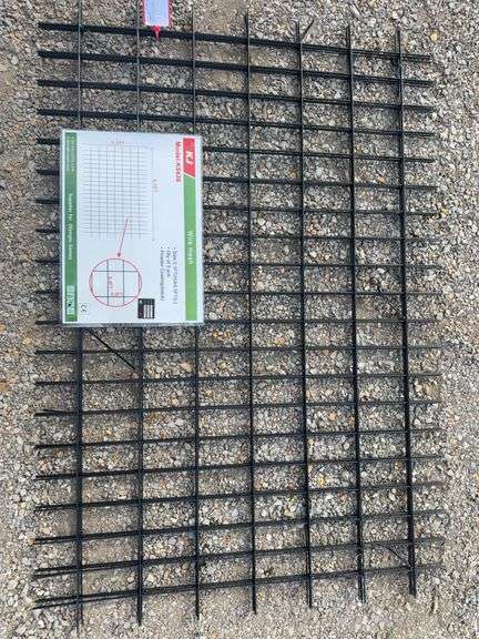 KJ K5436 Wire Mesh Panels - 1'x4.5' Black Powder Coated (Qty 5) image