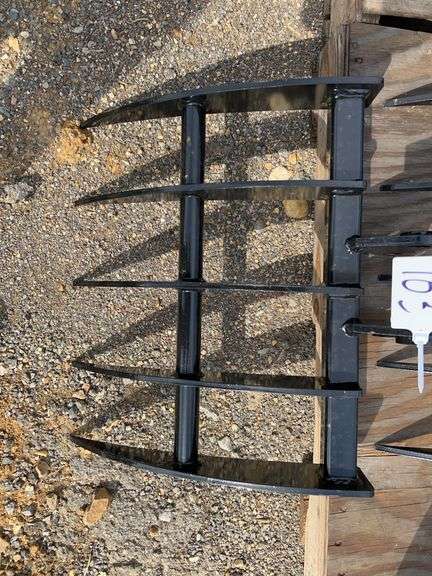 Future Excavator Rake - Fits 1-2 Ton Excavator, 1" Pin Diameter image