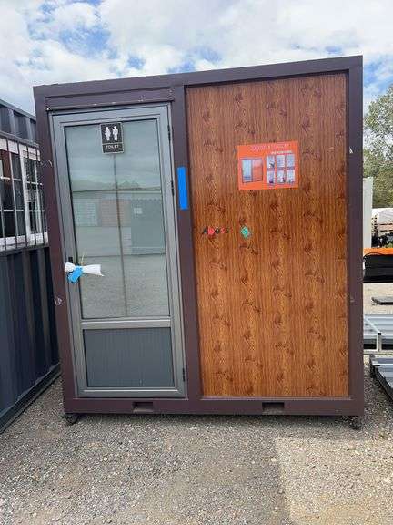 ABOSS 7FT Portable Toilet & Shower Unit - 110V Equipped w/ Fixtures