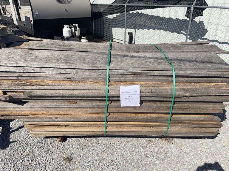 (Approx 85) Maple Lumber! 5 1/2in to 24in Wide  x 1 1/2in - 2 1/2in Thick x 8 - 10ft Long image