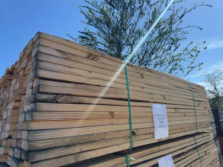 (208) 2” x 4” x 8ft Pine Construction Lumber image