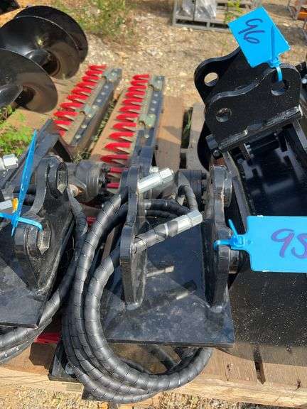 Future Hedge Trimmer Excavator Attachment - Fits 1-2 Ton, 1" Pin Diameter image