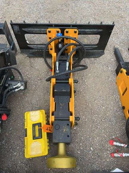 Future FT-D680 Skid Steer Post Driver - Heavy Duty Hydraulic image