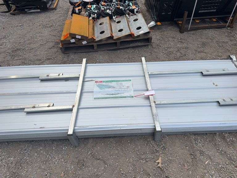 KJ K0311 Galvalume Corrugated Steel Panels - 10' Long (Qty 100), 25GA, Silver image