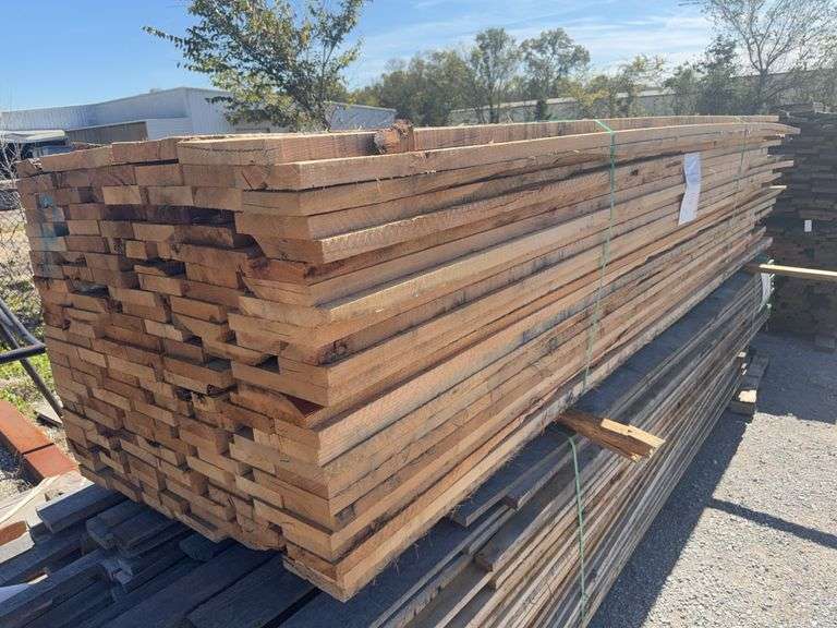 (Approx 105) Pine Lumber! 5 1/2in to 10 1/2in Wide  x 1 1/2in-2in Thick x 12ft to 16ft 6in Long image
