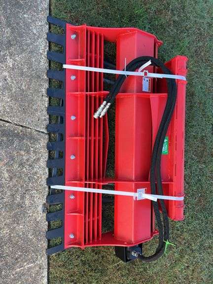 Raytree RMLL60 Power Rake Land Leveler - Bi-Directional Carbide Teeth, 12-35 GPM image