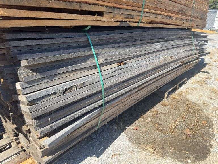 (Approx 105) Pine Lumber! 5 1/2in to 10 1/2in Wide  x 1 1/2in Thick x 12ft to 16ft 6in Long image
