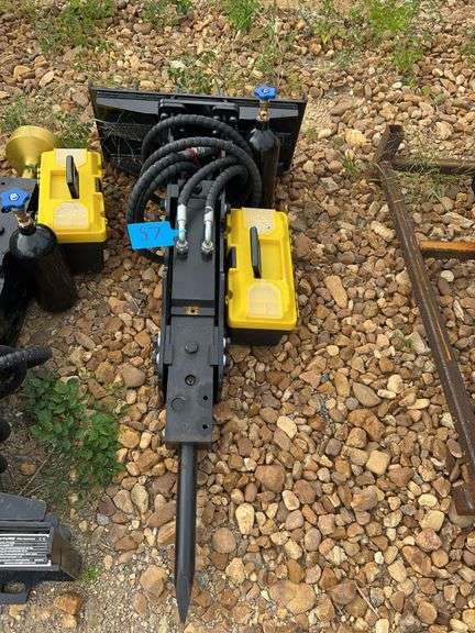 Future FT-P45 Mini Skid Steer Breaker - 56" Length, 500-1000BMP, 1.8" Drill Rod image