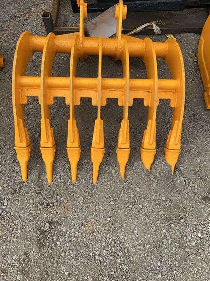 Future Excavator Rake with Teeth - 32" Width, Fits CAT 305 image