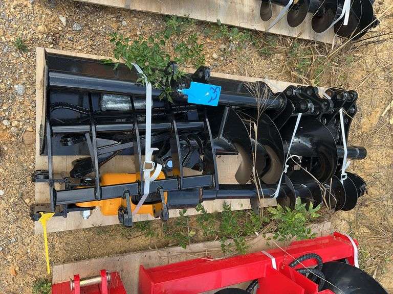 Future 8-Piece Excavator Attachment Package - Rake, Ripper, Grabber, Augers & Buckets image