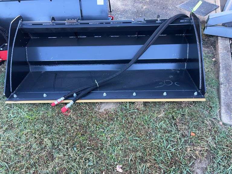 Raytree RMRB72 Power Rake Bucket - 72" Width, Bi-Directional, 12-35 GPM image