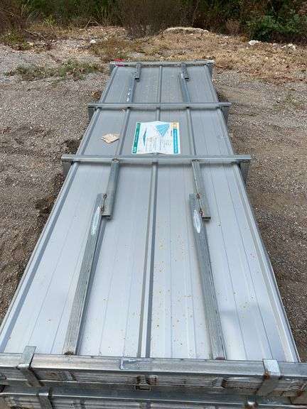 KJ K0311 Galvalume Corrugated Steel Panels - 10' Long (Qty 100), 25GA, Silver image
