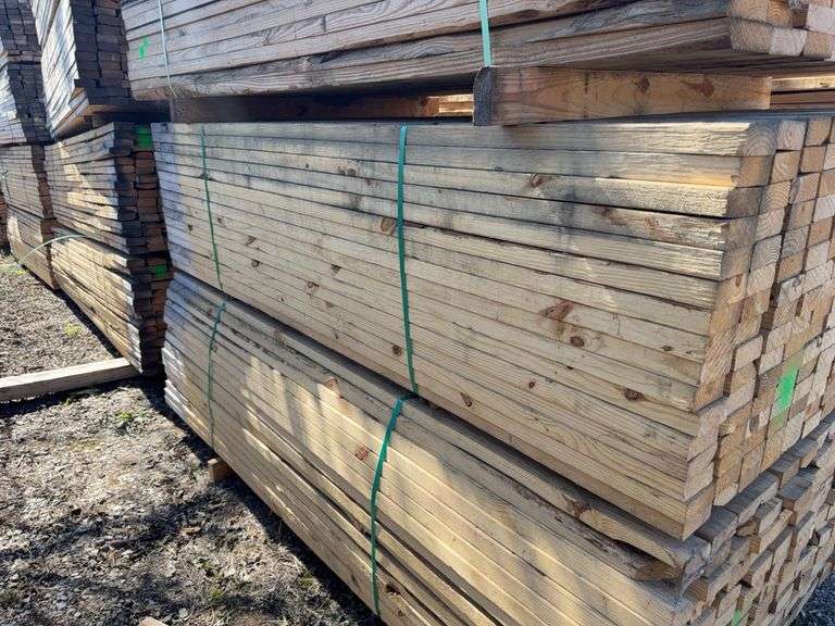 (208) 2” x 4” x 8ft Pine Construction Lumber image