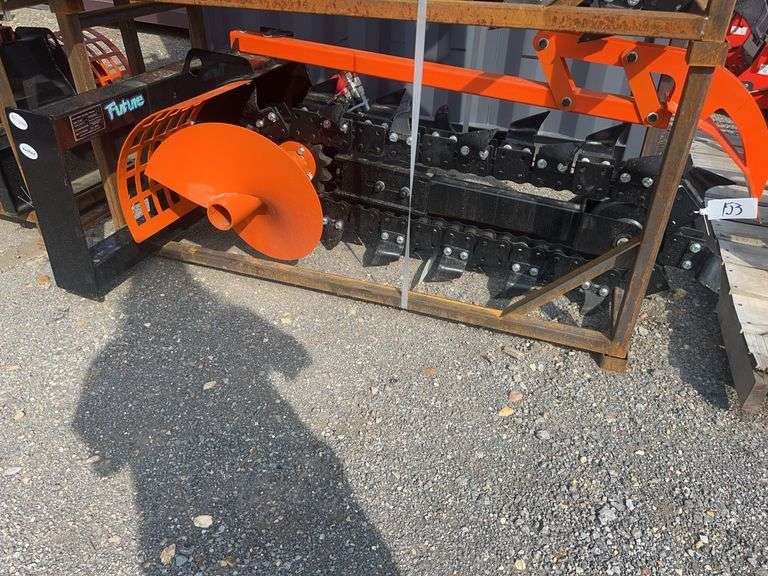 Future FT-D39F Skid Steer Trencher - 200mm Width, 1530mm Depth, 57L/min, 40Nm image