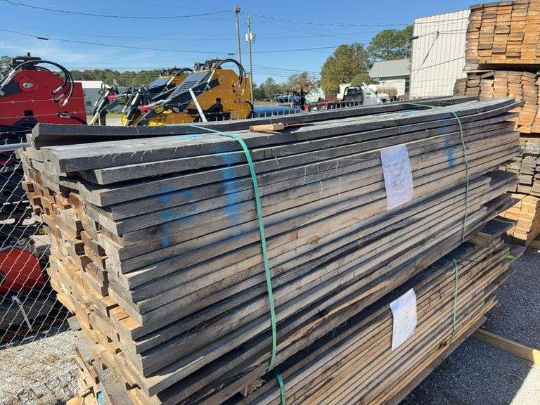 (Approx 105) Pine Lumber! 5 1/2in - 8 1/2in Wide  x 1 1/4in Thick x 9ft to 11ft Long image