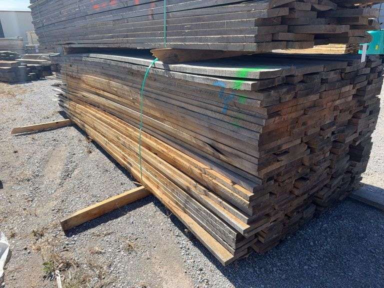 (Approx 105) Pine Lumber! 5 1/2in to 10 1/2in Wide  x 1 1/2in Thick x 13ft to 14ft 6in Long image