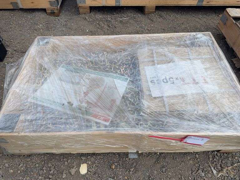 KJ KG43 Galvanized Portable Chain Set - 3/8" to 3/4", 9200lbs WLL w/ Ratchet Binder image