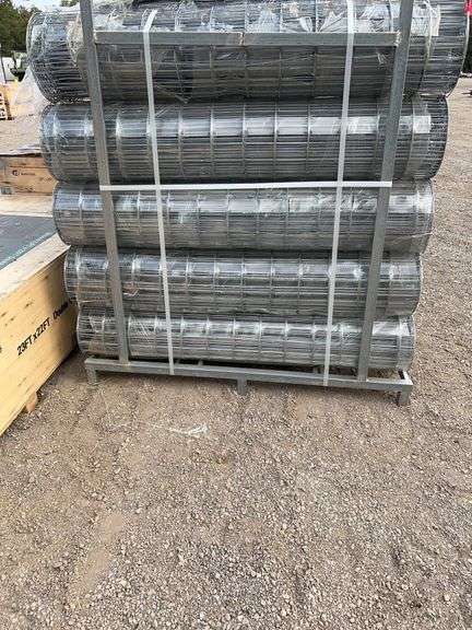 KJ K0520 Hot-Dip Galvanized Welded Wire Mesh - 5'x66' Roll, 14 Gauge (Qty 5) image