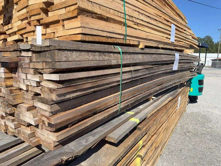 (Approx 105) Poplar Lumber! 5 1/2in to 10in Wide  x 1 1/2in -3in Thick x 9ft to 12ft 6in Long image