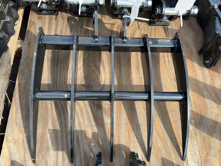 Future Excavator Rake - Fits 1-2 Ton Excavator, 1" Pin Diameter image