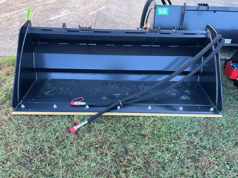 Raytree RMRB72 Power Rake Bucket - 72" Width, Bi-Directional, 12-35 GPM image