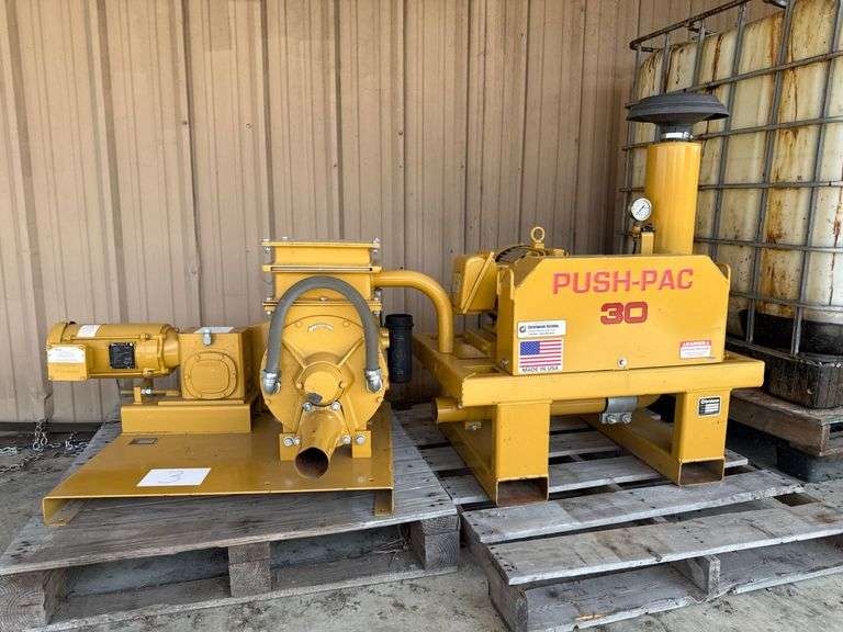 Christianson Push-Pac 30 Pneumatic Conveyor System with Motors image