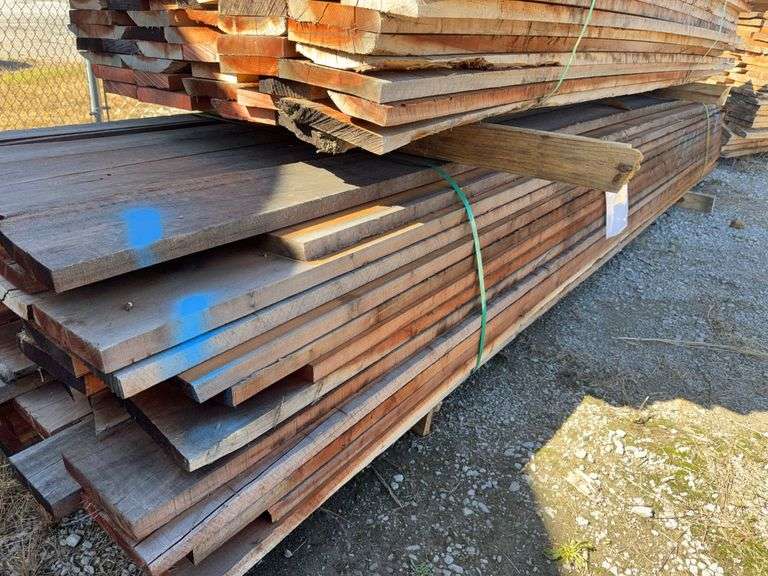 (Approx 80) CHERRY 1 1/4” Thick x 8in to 11in Wide x 11ft-12ftt Length- Beautiful Wood image