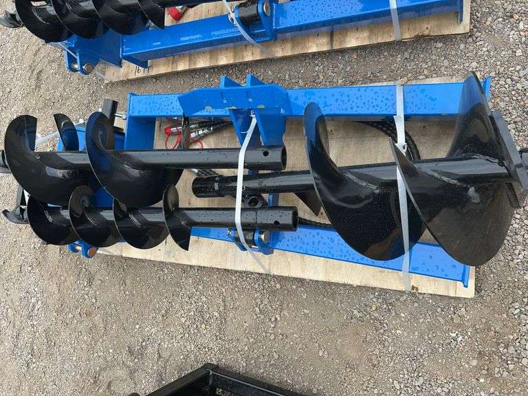 Future Skid Steer Auger Set - 8" Drive w/ 12" & 16" Extension Rods image