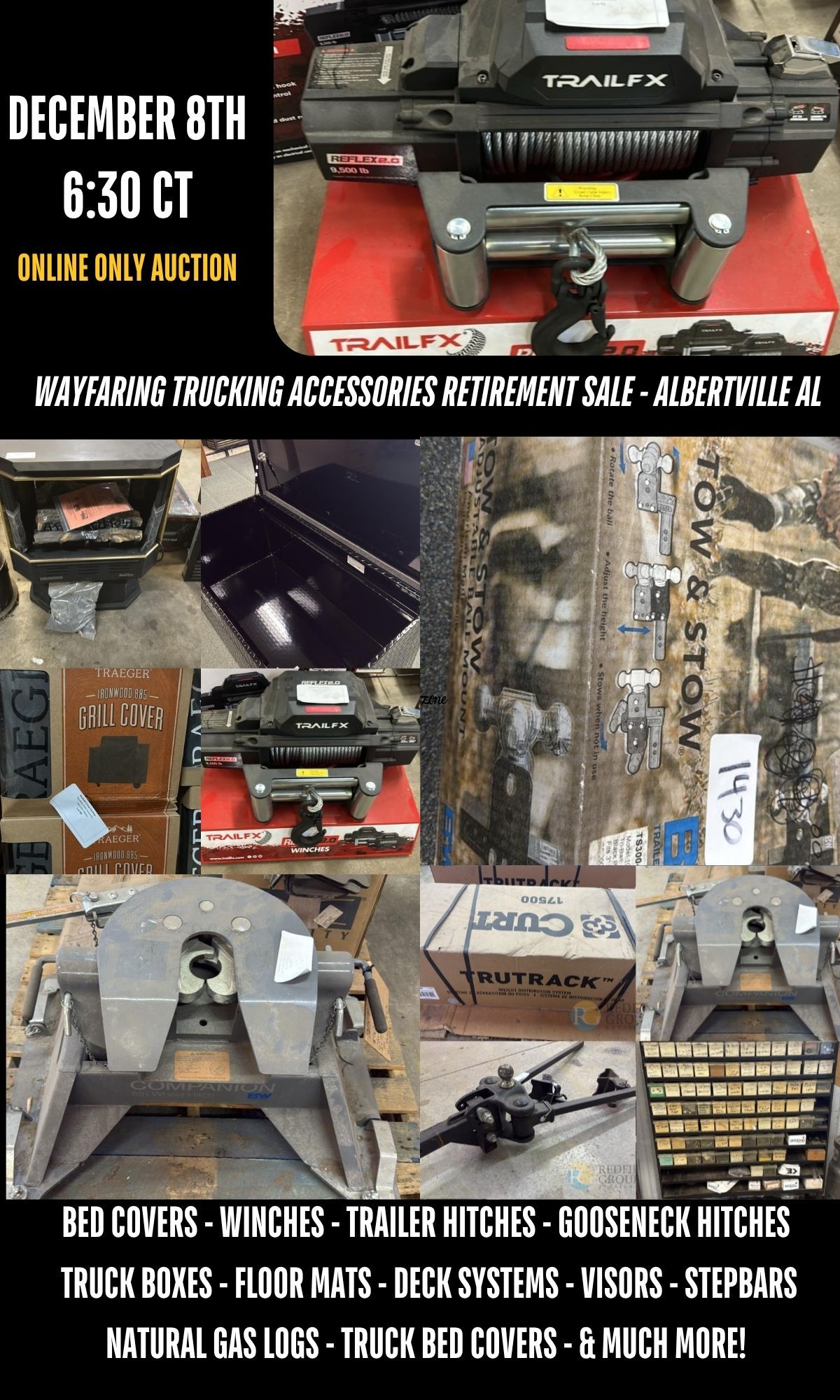 Wayfaring Truck Accessories Retirement Auction featured photo