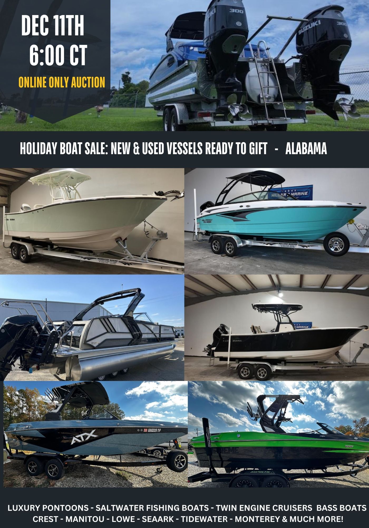Holiday Boat Sale: New & Used Vessels Ready to Gift featured photo