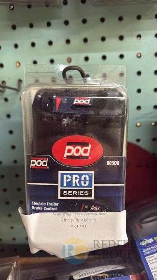 3 Pod 80500 Electric Trailer Brake Controller, Pro Series, LED Display image