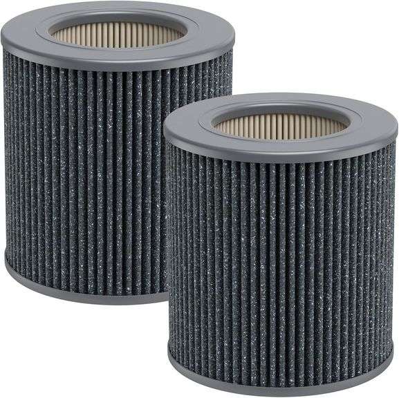 2 Pack Air Mini PECO-HEPA Replacement Filters Compatible with Moleku-le Tri-Power Air Mini and Air Mini + Air Purifiers, 3-in-1 High-Efficiency Replacement Filter image