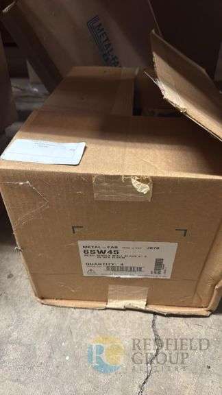 Metal-Fab 6SW45 6" Single Wall 45 Degree Elbow, Black, Made in USA image