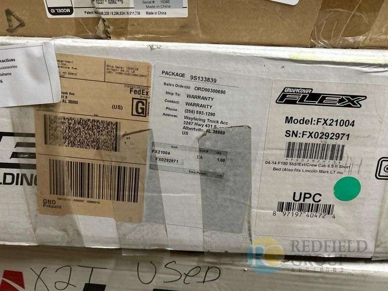 UnderCover FX21004 Truck Bed Cover for 2014-16 F150 SuperCrew 5.5 Ft Bed image