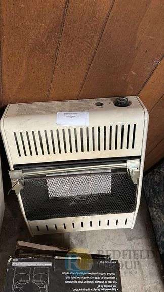 Wall-Mounted Propane Heater, Vent-Free, Beige, Metal Construction image