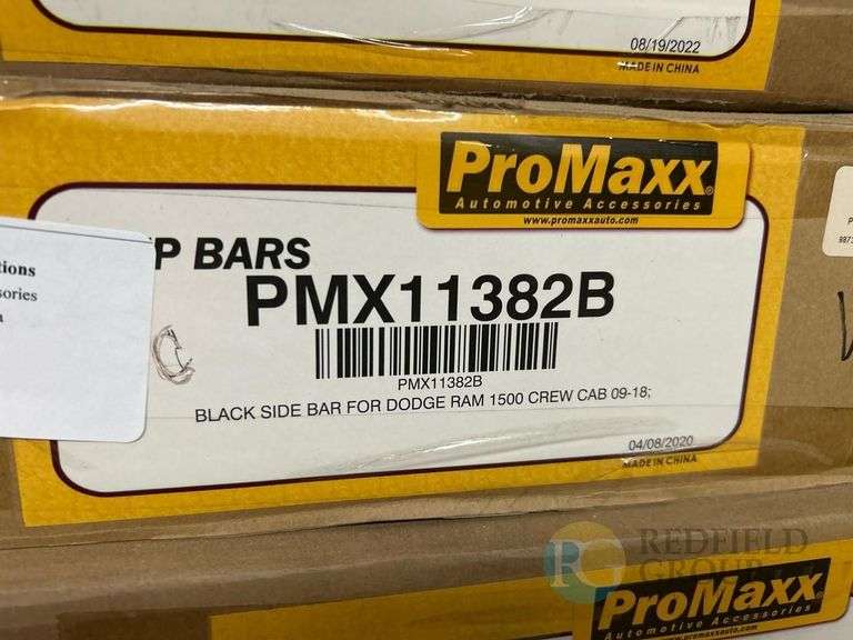 ProMaxx PMX11382B Black Side Bar for Dodge Ram 1500 Crew Cab 2009-2018 image