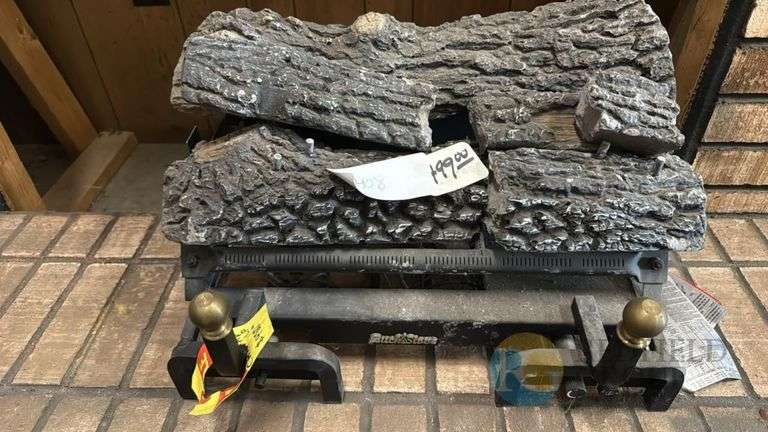 BuckStove Gas Log Set, 30,000 BTU, 6 Logs, Vent-Free, Manual Ignition image