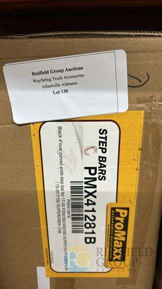 ProMaxx Step Bars PMX41281B Black Powder Coated Steel image