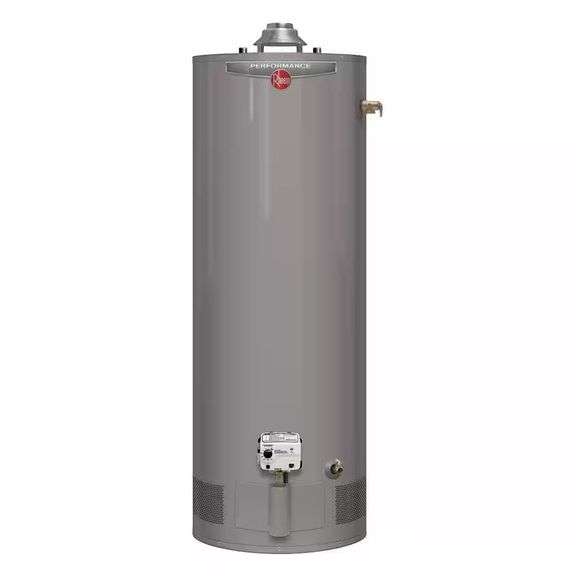 Rheem Performance 40 Gal. Tall 36,000 BTU Natural Gas Water Heater with 6-Year Warranty image