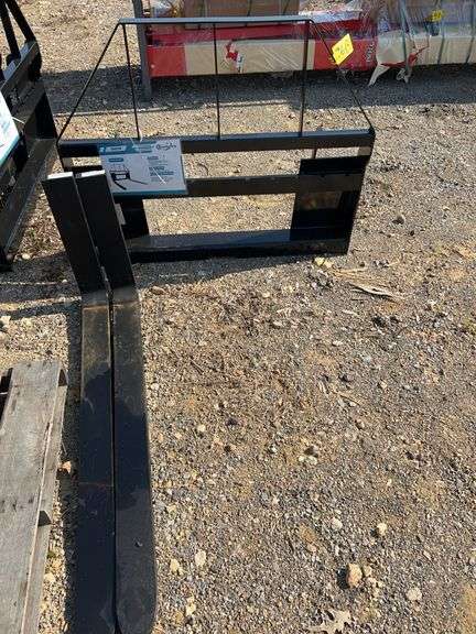 2025 Mower King SA - Adjustable Skid Steer Forks - 4,000 LB Capacity, Quick Attach image