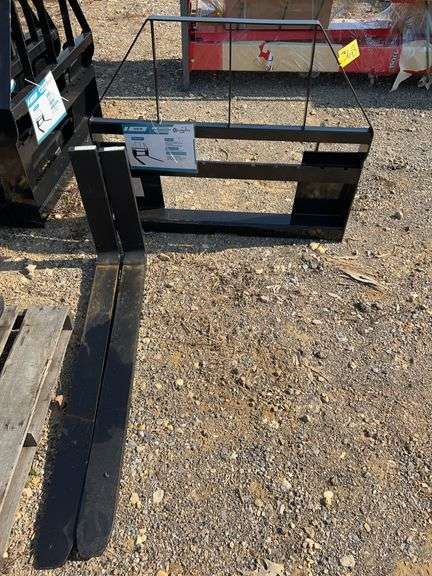 2025 Mower King SA - Adjustable Skid Steer Forks - 4,000 LB Capacity, Quick Attach image