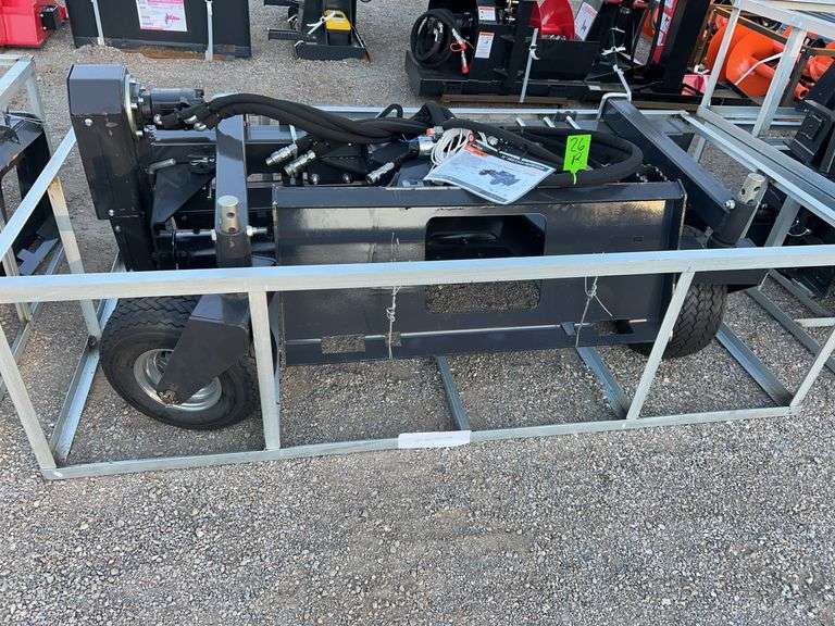 2025 ARTEER SSPR-72W - 72" Skid Steer Power Rake - Hydraulic Angle, 86 Teeth image